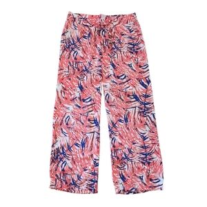 Colorful Abstract Print Pants Sz Xl